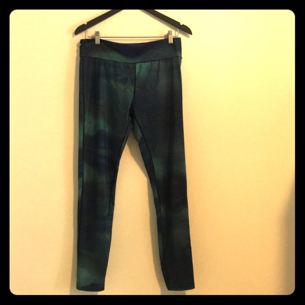 Green/ navy leggings great condition- Jess Glynne